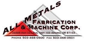 all metals fabrication astoria or|ALL METALS FABRICATION .